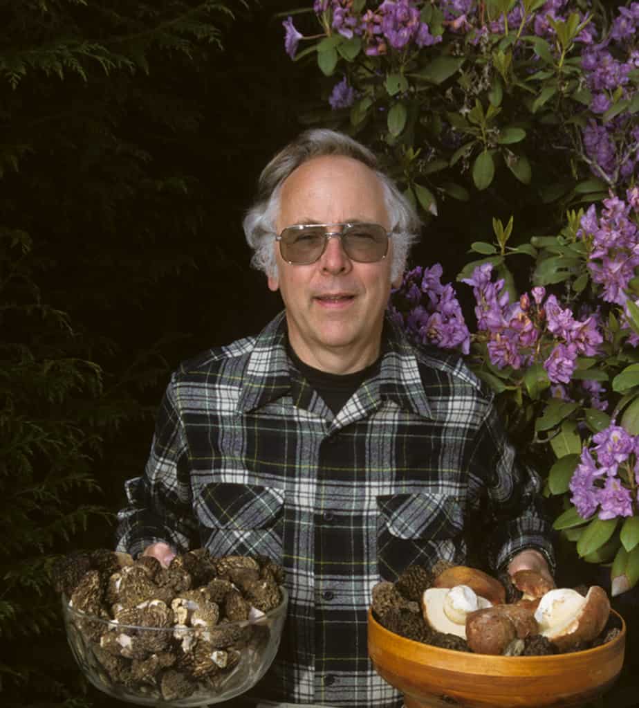 Dr Michael Beug with Morels and Boletes