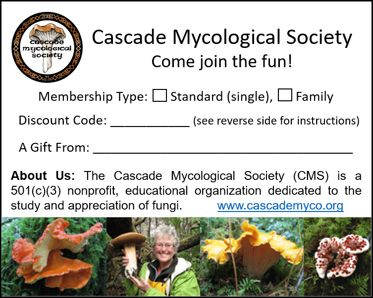 CMS Store – Cascade Mycological Society